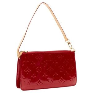 Louis Vuitton Lexington Red Vernis pouchette